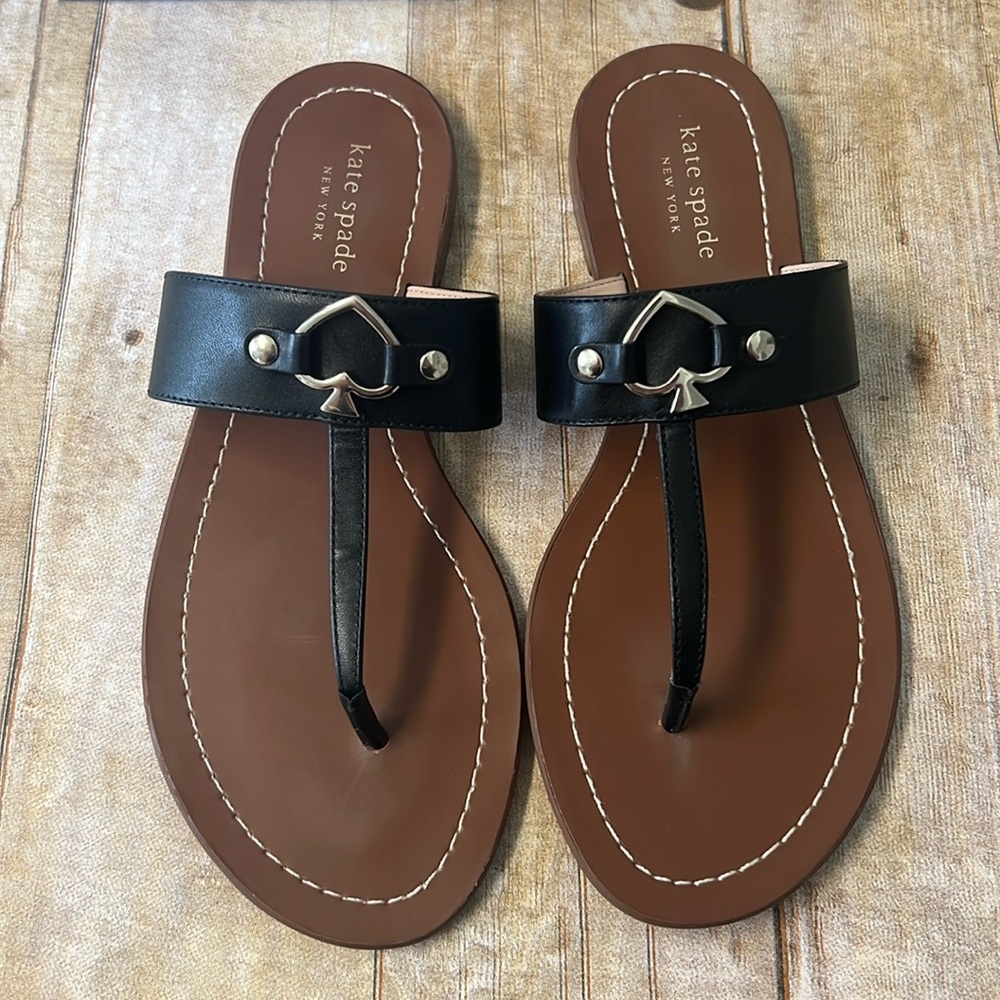 Kate Spade Black Kora Sandal 7.5 M